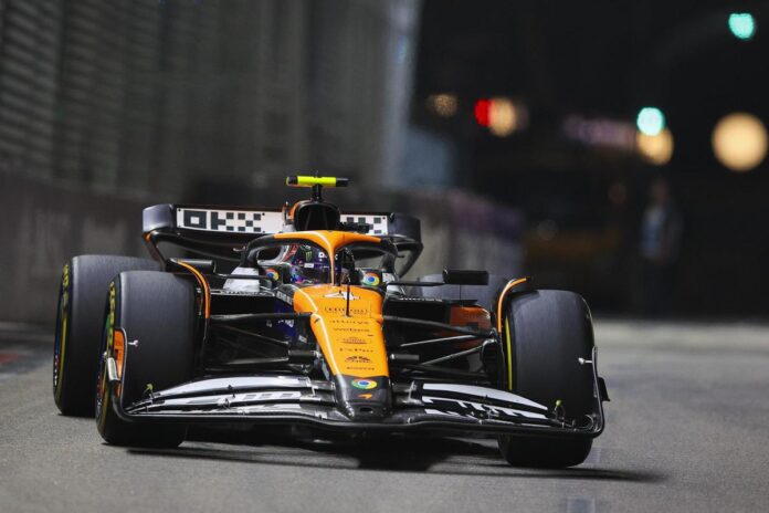 gp-singapore,-vince-norris-con-mclaren-e-ferrari-lontana