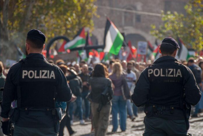 corteo-pro-palestina-a-roma,-citta-blindata:-1.600-controllati,-19-in-questura